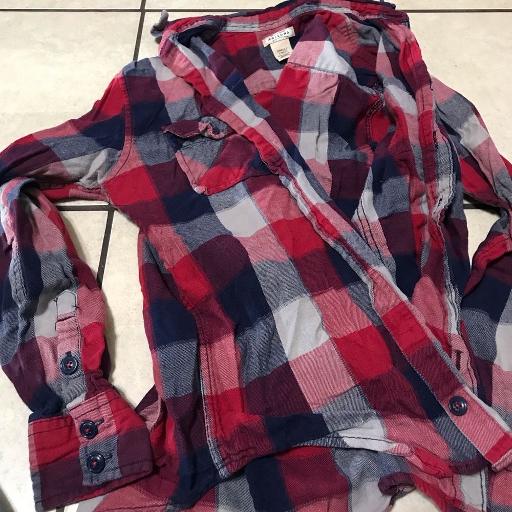 Red and blue flannel